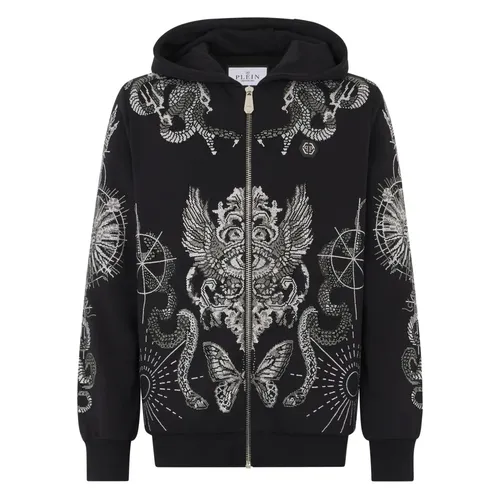 Sweatshirts & Hoodies > Zip-throughs - - Philipp Plein - Modalova