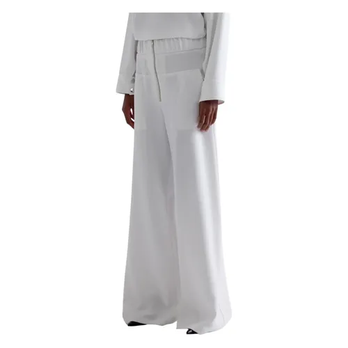 Trousers > Wide Trousers - - Erika Cavallini - Modalova