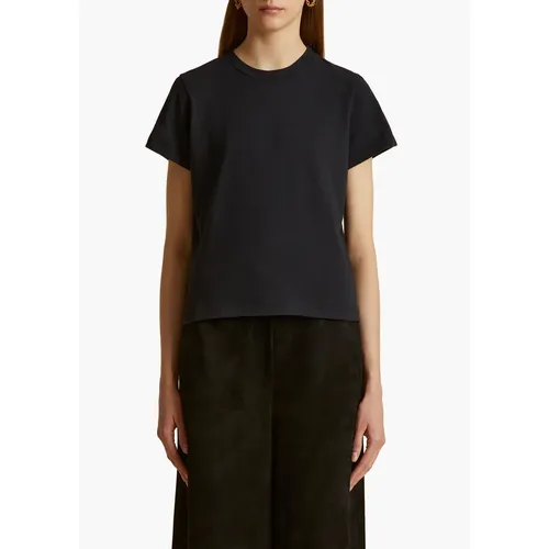 Khaite - Tops > T-Shirts - Black - Khaite - Modalova