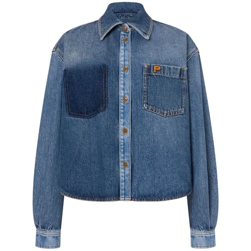 Blouses & Shirts > Denim Shirts - - Philosophy di Lorenzo Serafini - Modalova