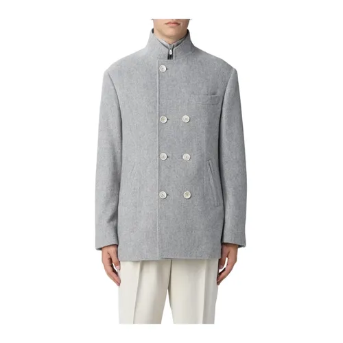 Coats > Double-Breasted Coats - - Brunello Cucinelli - Modalova
