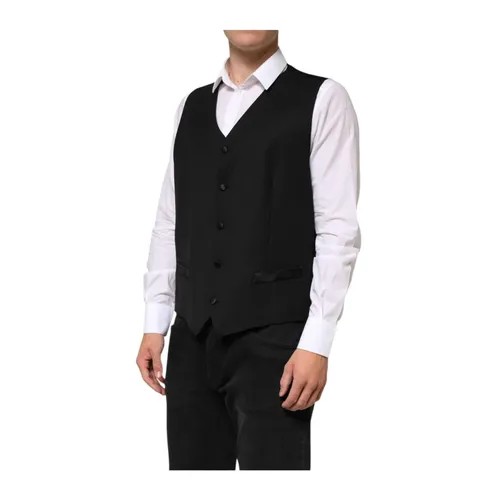 Suits > Suit Vests - - Dolce & Gabbana - Modalova