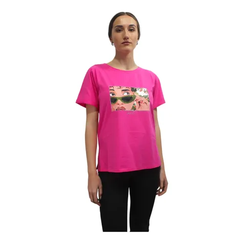Liu Jo - Tops > T-Shirts - Pink - Liu Jo - Modalova