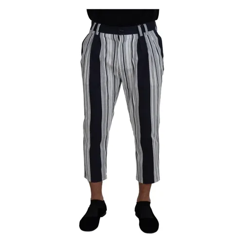 Trousers > Cropped Trousers - - Dolce & Gabbana - Modalova