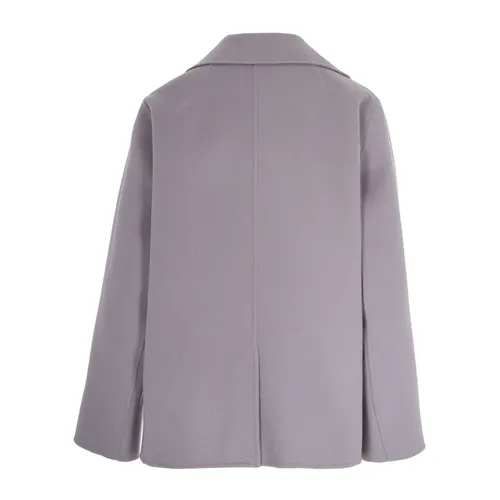Coats > Double-Breasted Coats - - Max Mara Studio - Modalova
