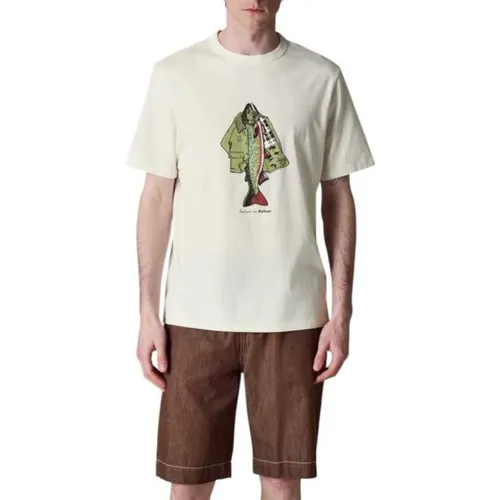 Barbour - Tops > T-Shirts - White - Barbour - Modalova
