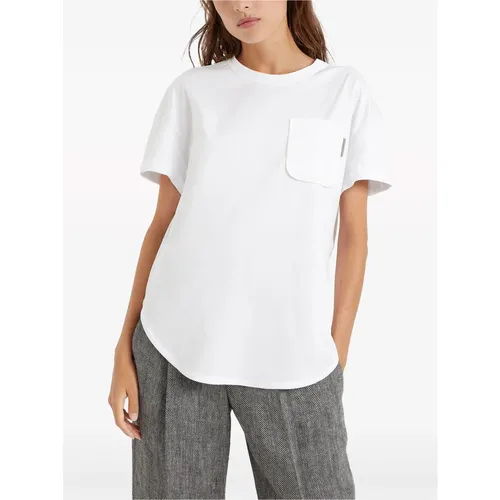 Tops > T-Shirts - - Brunello Cucinelli - Modalova
