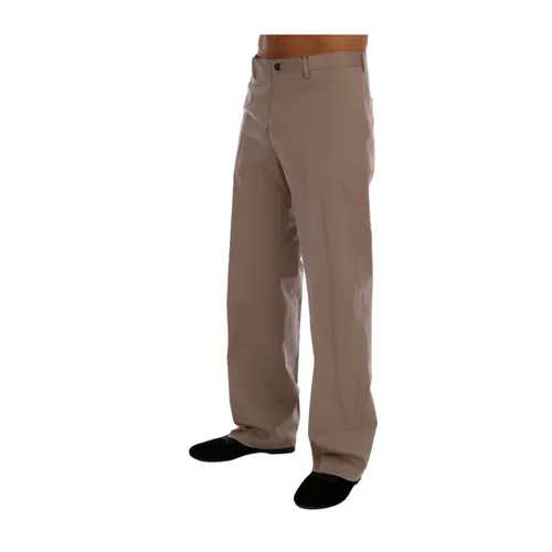 Trousers > Straight Trousers - - Dolce & Gabbana - Modalova