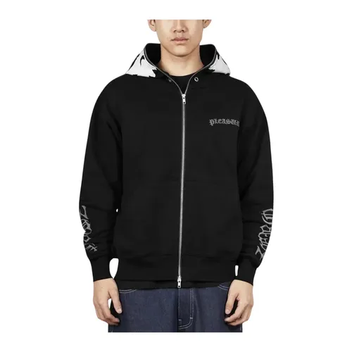 Sweatshirts & Hoodies > Zip-throughs - - Pleasures - Modalova