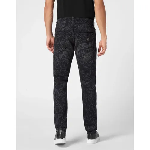 Jeans > Straight Jeans - - Philipp Plein - Modalova