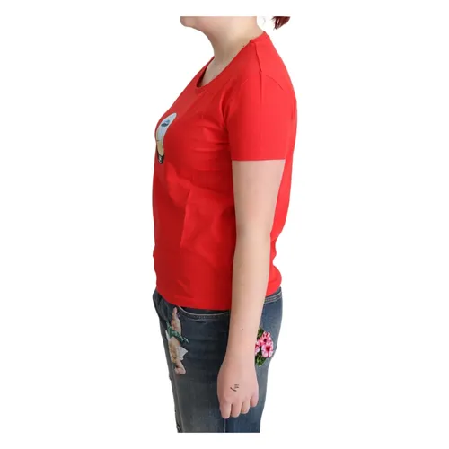 Moschino - Tops > T-Shirts - Red - Moschino - Modalova