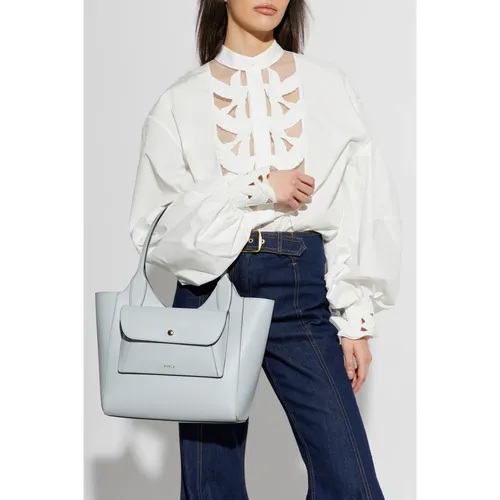 Furla - Bags > Tote Bags - Blue - Furla - Modalova