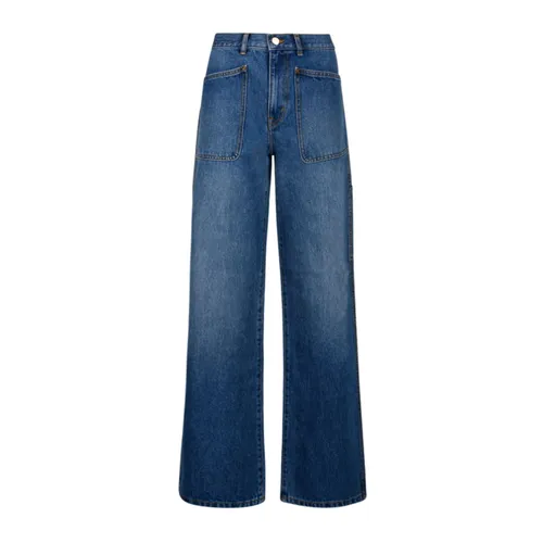 Jeans > Wide Jeans - - Tory Burch - Modalova
