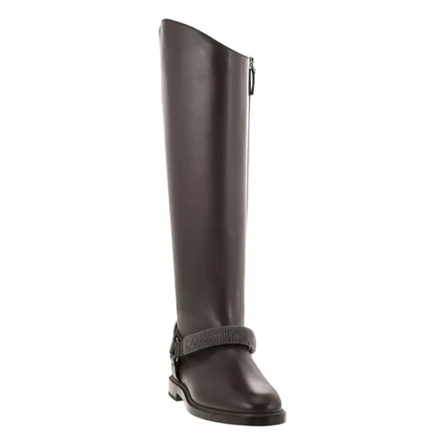 Shoes > Boots > High Boots - - Brunello Cucinelli - Modalova