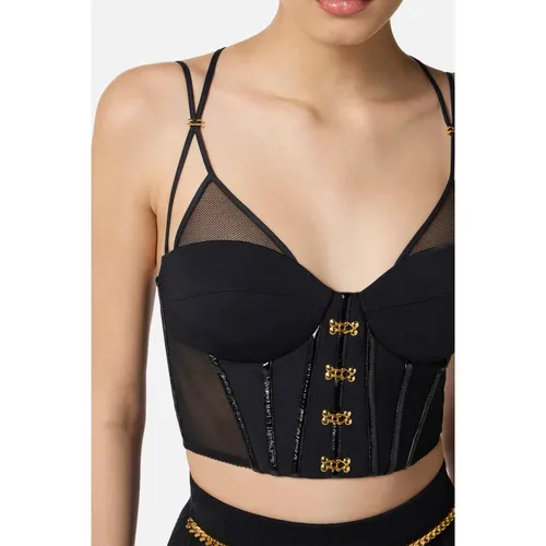 Tops > Sleeveless Tops - - Elisabetta Franchi - Modalova