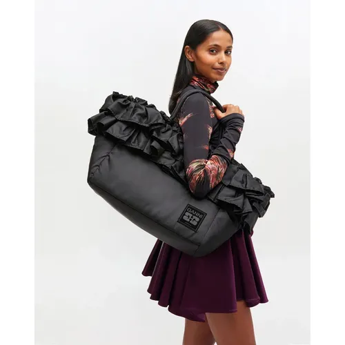 Ganni - Bags > Tote Bags - Black - Ganni - Modalova