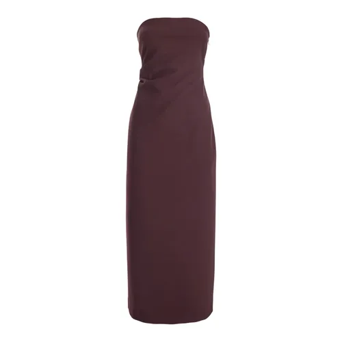 Dresses > Day Dresses > Midi Dresses - - Plain Units - Modalova