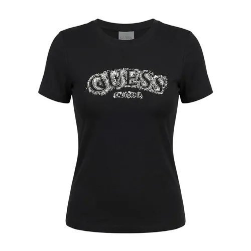 Guess - Tops > T-Shirts - Black - Guess - Modalova