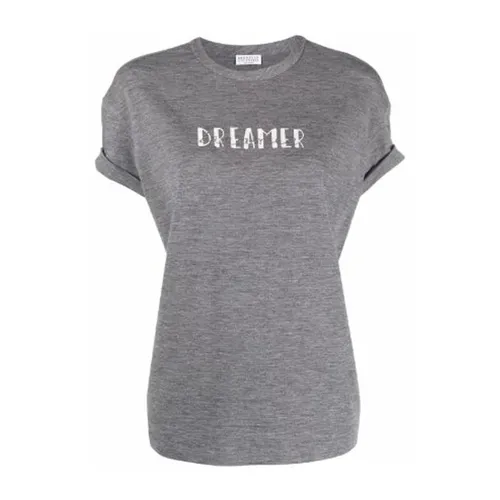 Tops > T-Shirts - - Brunello Cucinelli - Modalova