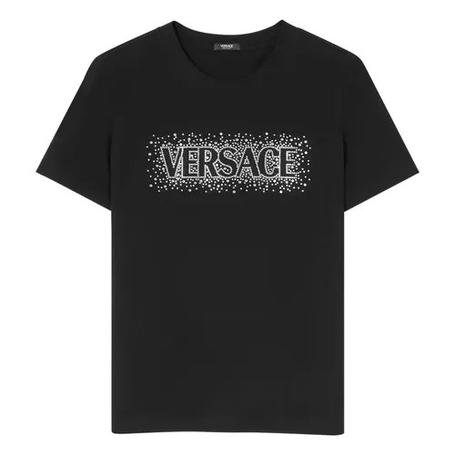 Versace - Tops > T-Shirts - Black - Versace - Modalova