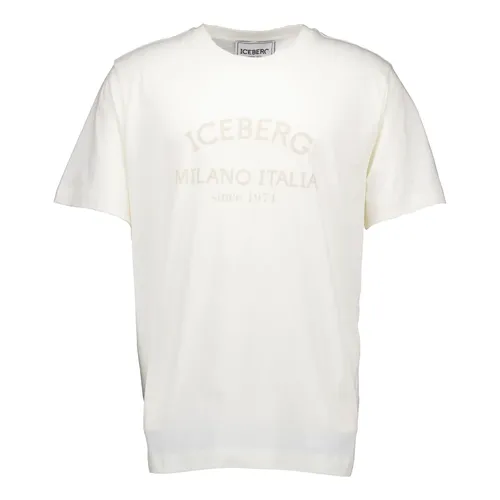 Iceberg - Tops > T-Shirts - White - Iceberg - Modalova