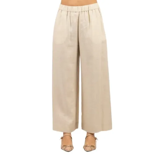 Trousers > Wide Trousers - - Max Mara Studio - Modalova