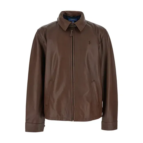 Jackets > Leather Jackets - - Polo Ralph Lauren - Modalova