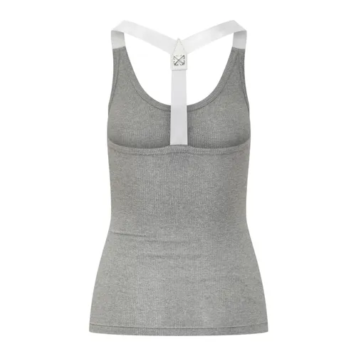 Tops > Sleeveless Tops - - Off White - Modalova