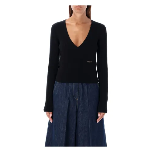 Knitwear > V-neck Knitwear - - Patou - Modalova