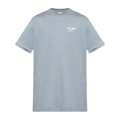 Eleventy - Tops > T-Shirts - Blue - Eleventy - Modalova