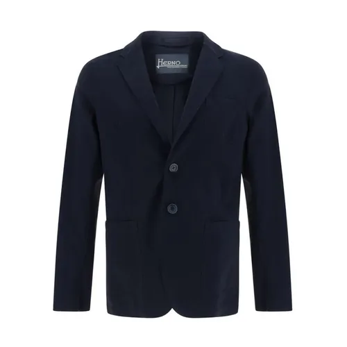 Herno - Jackets > Blazers - Blue - Herno - Modalova