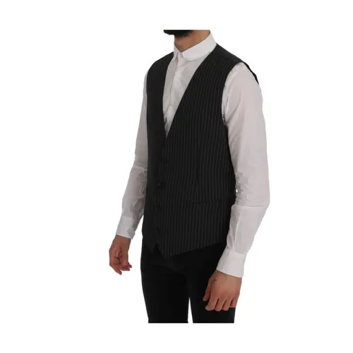 Suits > Suit Vests - - Dolce & Gabbana - Modalova