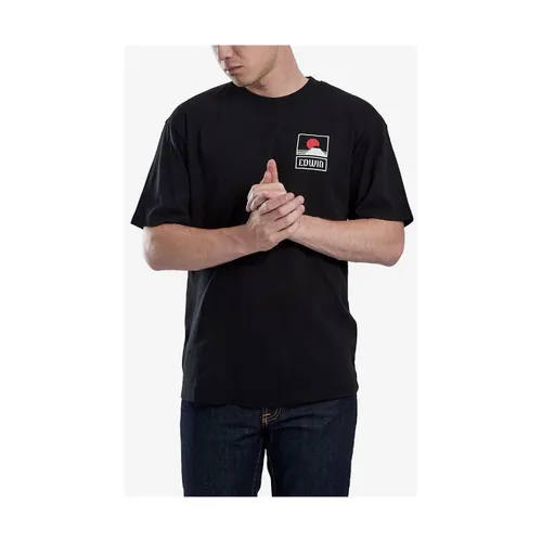 Edwin - Tops > T-Shirts - Black - Edwin - Modalova