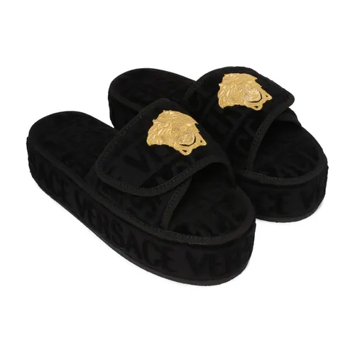 Shoes > Flip Flops & Sliders > Sliders - - Versace - Modalova