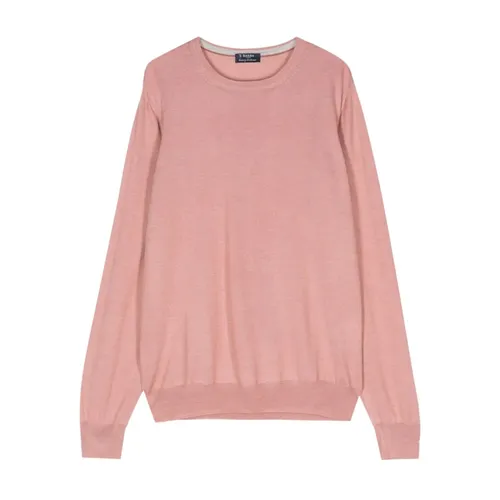 Knitwear > Round-neck Knitwear - - Barba Napoli - Modalova