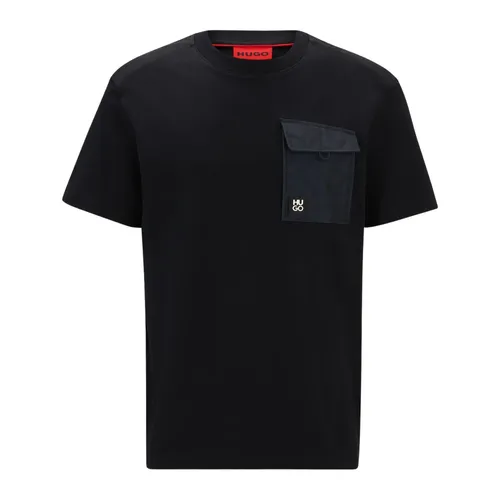 Hugo - Tops > T-Shirts - Black - Hugo - Modalova