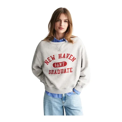 Knitwear > Round-neck Knitwear - - Gant - Modalova