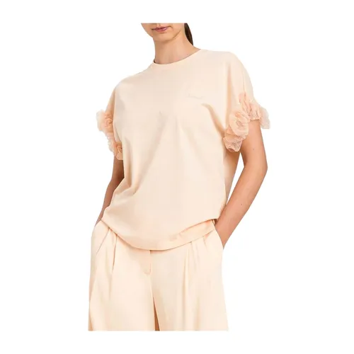 Twinset - Tops > T-Shirts - Pink - Twinset - Modalova