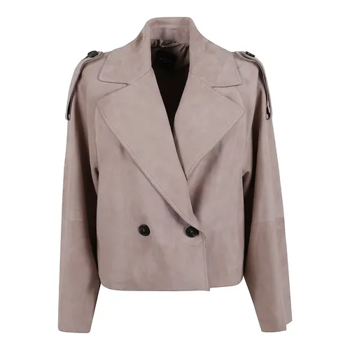 Jackets > Leather Jackets - - Weekend Max Mara - Modalova