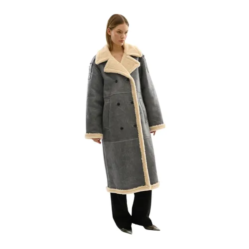 Coats > Double-Breasted Coats - - Karen by Simonsen - Modalova