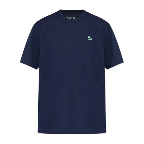Lacoste - Tops > T-Shirts - Blue - Lacoste - Modalova