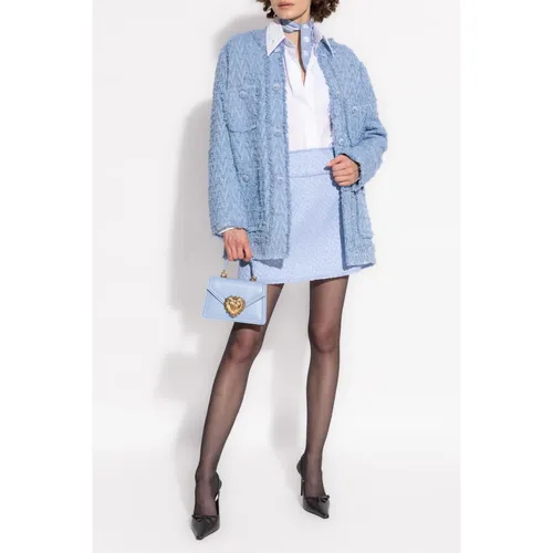 Jackets > Tweed Jackets - - Dolce & Gabbana - Modalova