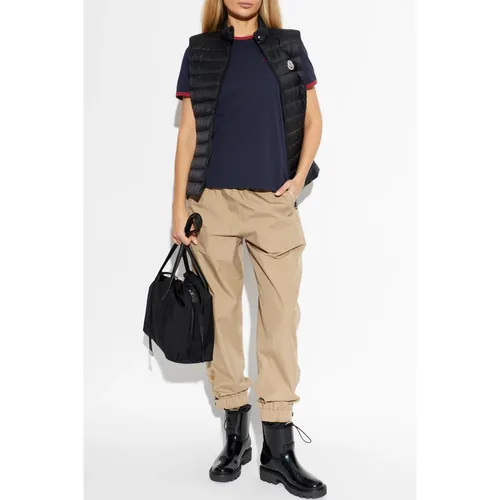 Moncler - Jackets > Vests - Black - Moncler - Modalova