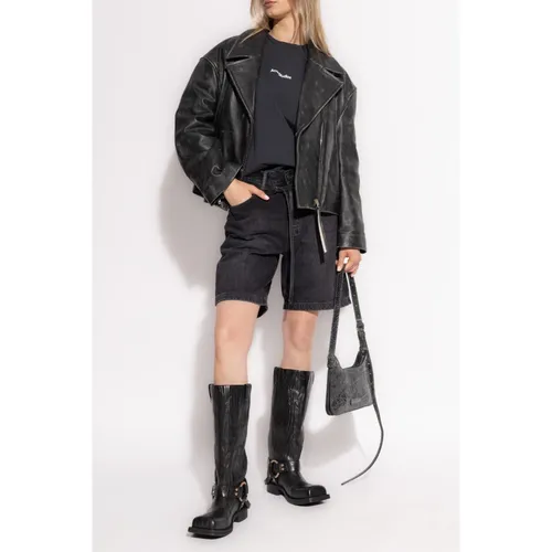 Jackets > Leather Jackets - - Acne Studios - Modalova
