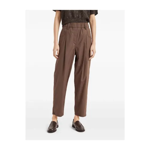 Trousers > Tapered Trousers - - Brunello Cucinelli - Modalova