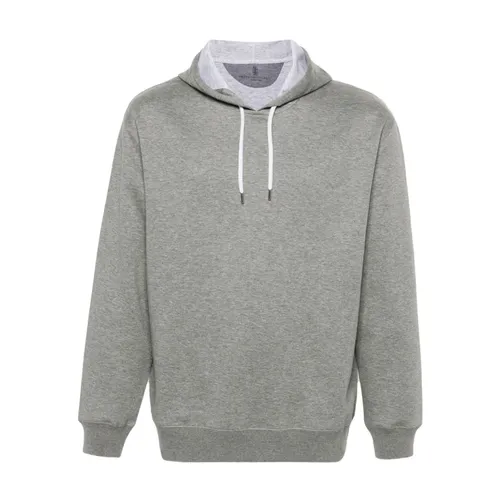 Sweatshirts & Hoodies > Hoodies - - Brunello Cucinelli - Modalova