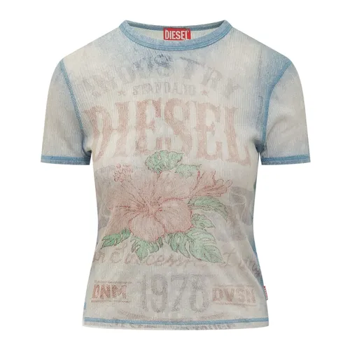 Diesel - Tops > T-Shirts - Blue - Diesel - Modalova