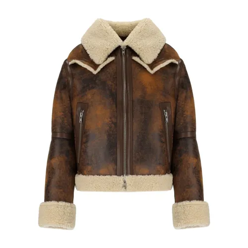 Jackets > Faux Fur & Shearling Jackets - - Stand Studio - Modalova