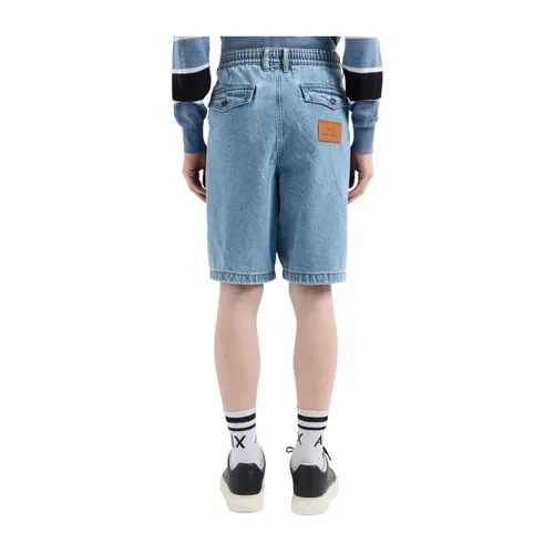 Shorts > Denim Shorts - - Armani Exchange - Modalova