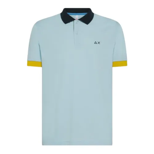 Sun68 - Tops > Polo Shirts - Blue - Sun68 - Modalova